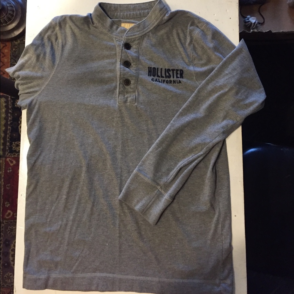 Men's Hollister long sleeve Henley